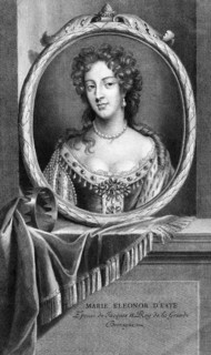 Mary of Modena, Queen Consort of King James II of Great Britain.Artist: S Audran