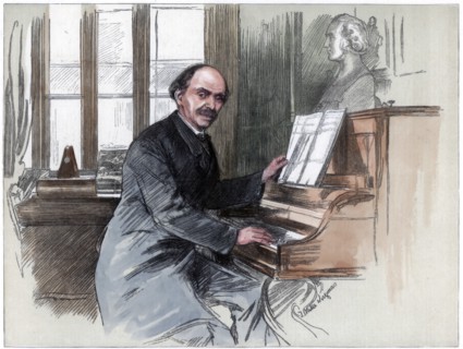 Sir Julius Benedict, musical composer and conductor, 1884. Artist: Unknown