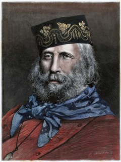 Giuseppe Garibaldi, Italian patriot, 1882. Artist: Unknown