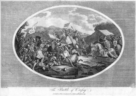 'The Battle of Cressy', (1792).Artist: King