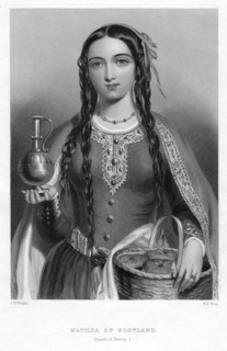 Matilda of Scotland, Queen of Henry I, (c1850s). Artist: WH Mote
