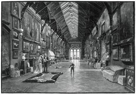 The Picture Gallery, Kilkenny Castle, c19th century. Artist: Unknown