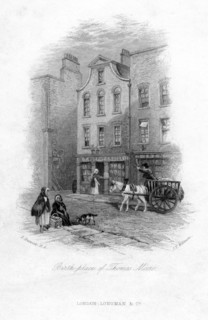The Birth Place of Thomas Moore, Dublin, c19th century.Artist: James Tibbitts Willmore