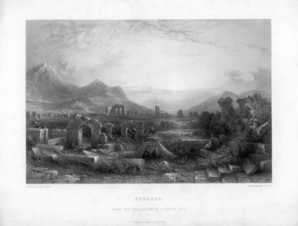 Ephesus, Turkey, 19th century.Artist: A Willmore