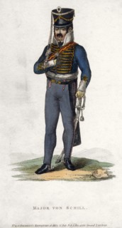 Major von Schill, (1810). Artist: Unknown