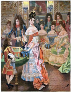 The old age of Louis XIV, c1920s Artist: Unknown