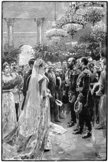A court ball at the Winter Palace, St Petersburg, Russia, 1892. Artist: Unknown