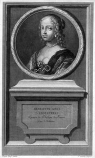 Henrietta Anne Stuart, wife of Philippe duc d'Orléans, 17th century. Artist: Audran
