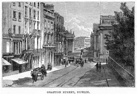 Grafton Street, Dublin, 19th century. Artist: Unknown