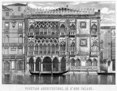 The Ca' d'Oro, Venice, Italy, c19th century. Artist: Unknown