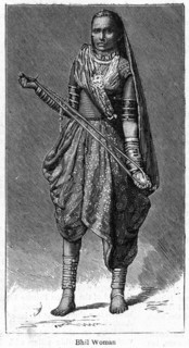 'Bhil woman', 1886. Artist: Unknown