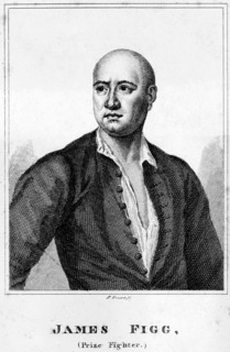 'James Figg, prize fighter', c19th century.Artist: R Graves