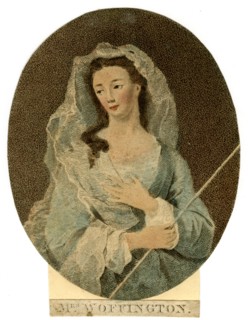 'Mrs Woffington', c1760 Artist: Unknown