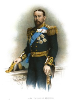 Alfred, Duke of Edinburgh, c1900. Artist: JS Virtue
