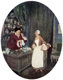 'I never at saw sewing so small', c1900-1950. Artist: Unknown