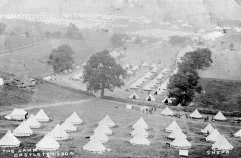 Tents at Castleton, 1904.Artist: Shefo