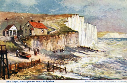 The Cliffs, Rottingdean, near Brighton, 1905.Artist: William Henry Borrow