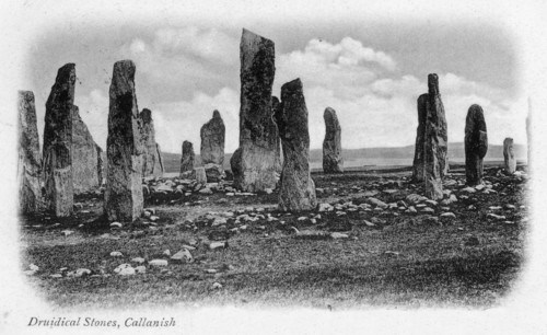 Druidical Stones, Callanish, Isle of Lewis, Western Isles, Scotland, 1902. Artist: Unknown