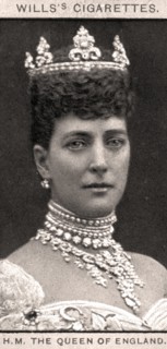 H.M The Queen of England, 1908.Artist: WD & HO Wills