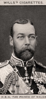 H.R.H The Prince of Wales, 1908.Artist: WD & HO Wills