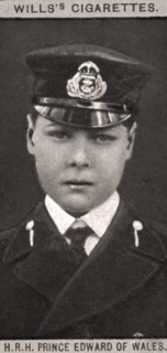 H.R.H Prince Edward of Wales, 1908. Artist: WD & HO Wills
