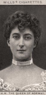 H.M The Queen of Norway, 1908.Artist: WD & HO Wills