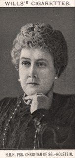 Princess Christian of Schleswig-Holstein, 1908. Artist: WD & HO Wills