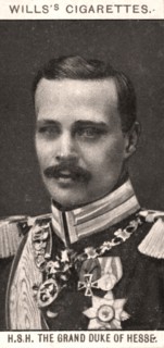 H.S.H The Grand Duke of Hesse, 1908.Artist: WD & HO Wills