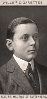 H.H, PR. Maurice of Battenberg, 1908.Artist: WD & HO Wills