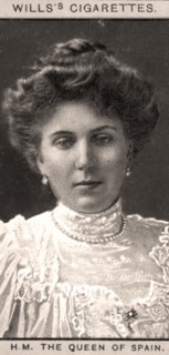 H.M The Queen of Spain, 1908.Artist: WD & HO Wills