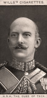 H.S.H The Duke of Teck, 1908.Artist: WD & HO Wills