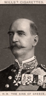 H.M The King of Greece, 1908.Artist: WD & HO Wills