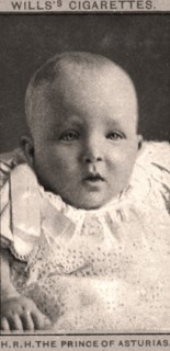 H.R.H The Prince of Asturias, 1908.Artist: WD & HO Wills