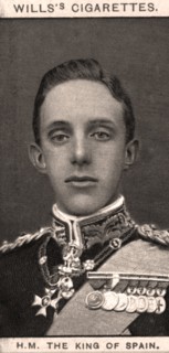 H.M The King of Spain, 1908.Artist: WD & HO Wills