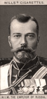 H.I.M The Emperor of Russia, 1908.Artist: WD & HO Wills