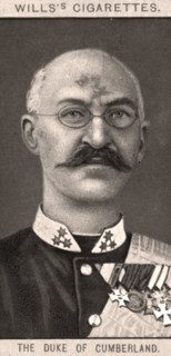 The Duke of Cumberland, 1908.Artist: WD & HO Wills
