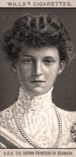 H.R.H The Crown Princess of Denmark, 1908.Artist: WD & HO Wills