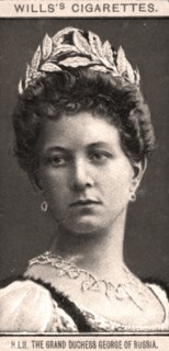 H.I.H The Grand Duchess George of Russia, 1908.Artist: WD & HO Wills