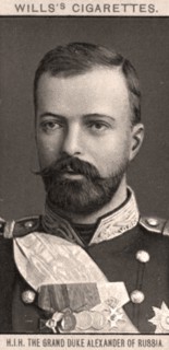 H.I.H The Grand Duke Alexander of Russia, 1908.Artist: WD & HO Wills