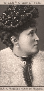 H.R.H Princess Henry of Prussia, 1908.Artist: WD & HO Wills