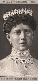 H.R.H Princess Frederick Charles of Hesse, 1908.Artist: WD & HO Wills