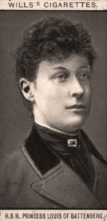 H.S.H Princess Louis of Battenberg, 1908.Artist: WD & HO Wills