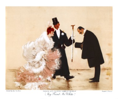 'My Friend Mr White', c1870-1920.Artist: Jan Van Beers