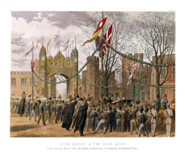 'Eton School & 'The Boys Arch', c19th century. Artist: Unknown