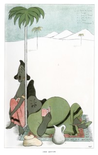 'Omar Khayyam', 1904.Artist: Max Beerbohm