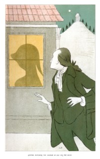 'Goethe Watching the Shadow of Lili on the Blind', 1904. Artist: Max Beerbohm