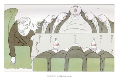 'Samuel Taylor Coleridge, Table-Talking', 1904.Artist: Max Beerbohm