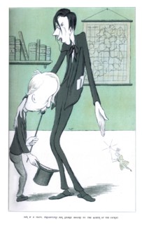 'Mr WB Yeats, Presenting Mr George Moore to the Queen of Fairies', 1904. Artist: Max Beerbohm