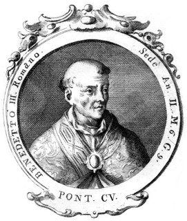 Benedict III, Pope of the Catholic Church. Artist: Unknown