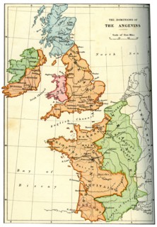 The dominions of the Angevins, 1892. Artist: Unknown